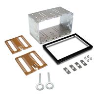 Kit Di Installazione Autoradio 2 DIN Per Iveco Daily (dal 07/2014) – Mascherina E Supporto Con Staffe Per Sostituzione Radio Originale (Nero)