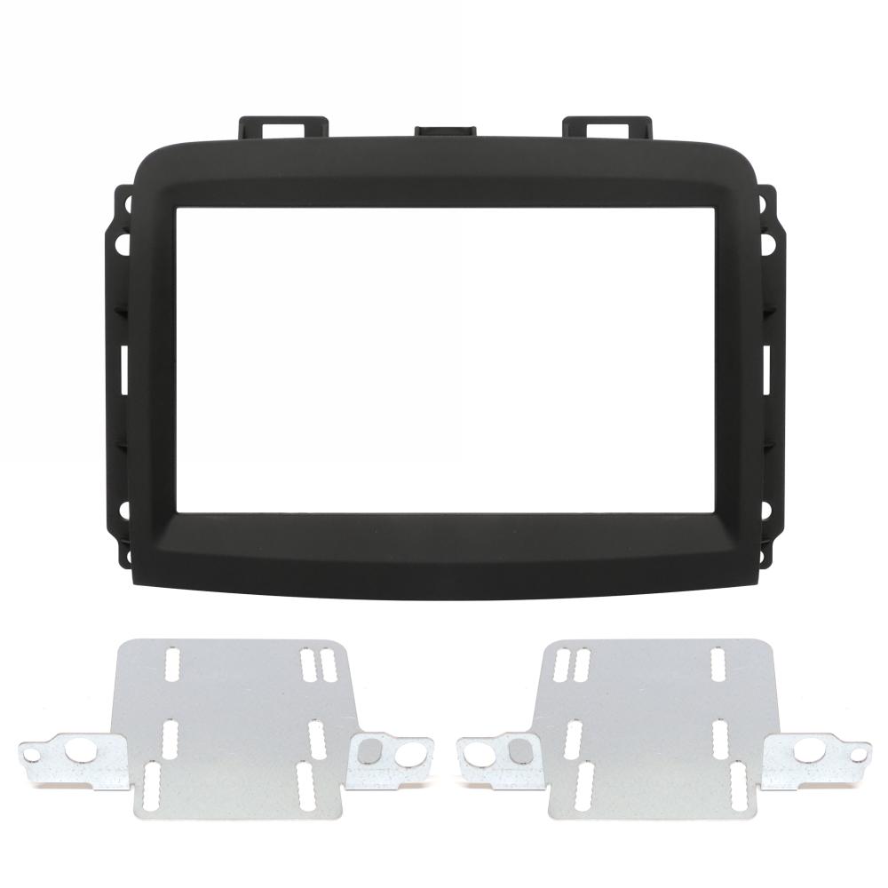 Kit Montaggio Radio Per Smart ForTwo (1998-2007) – Alloggiamento Metallico Blu + Cablaggio E Antenna