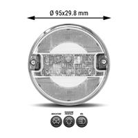 FANALE ANTERIORE TONDO DIAMETRO 9.5CM FRECCIA/POSIZIONE/DRL