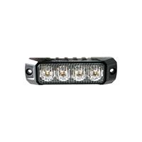 LUCE LED LATERALE RETTANGOLARE AMBRA 12-24V 1.2 MONTAGGIO A VITE
