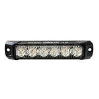 LUCE LED LATERALE RETTANGOLARE AMBRA 12-24V 1.2 MONTAGGIO A VITE