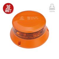 Lampeggiante LED 36W IP69K, profilo basso con magnete