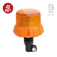 Lampeggiante LED 48W IP69K, profilo medio con attacco DIN