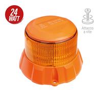 Lampeggiante LED 48W IP69K, profilo medio con montaggio a vite